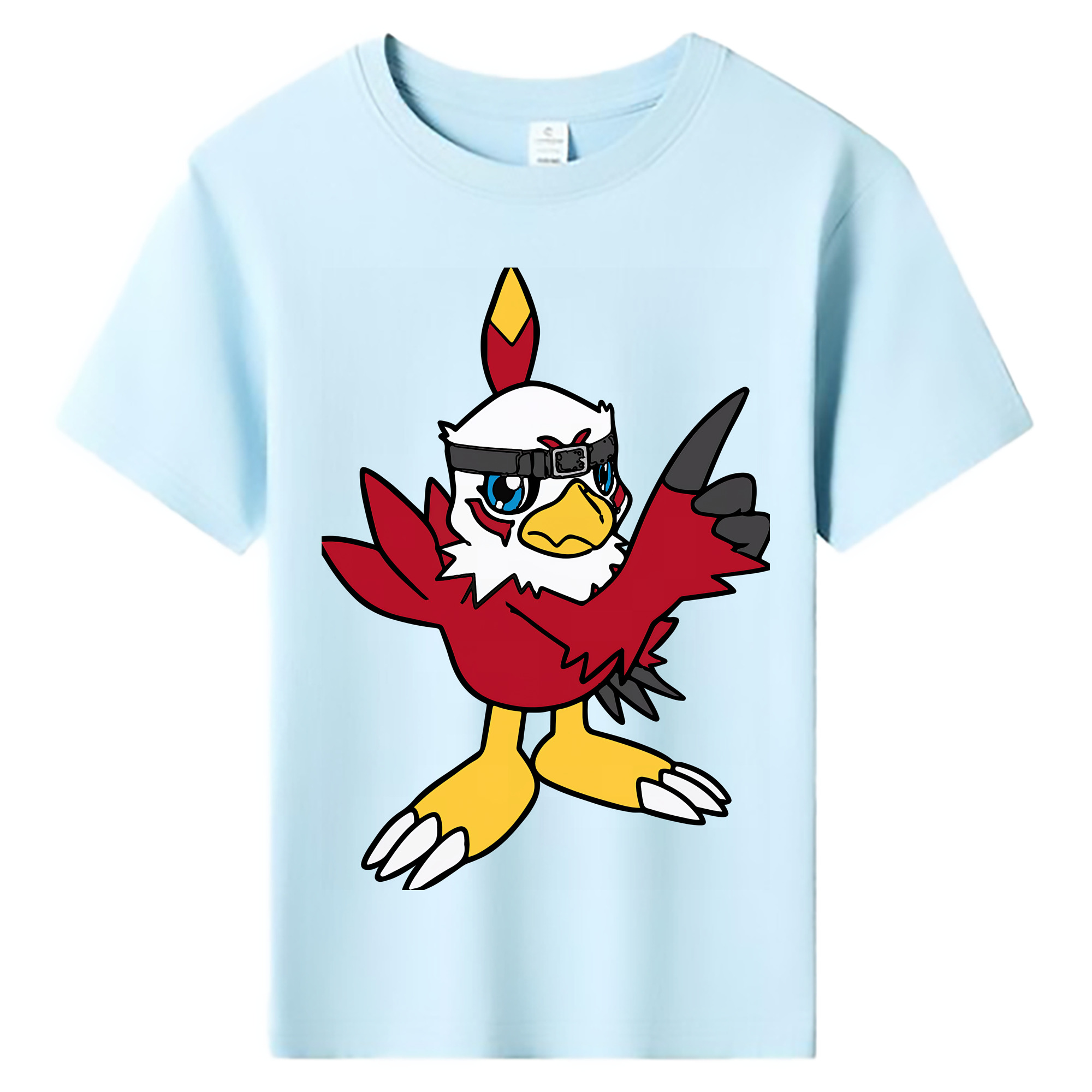 （画像用） Digimon デジタルモンスター/デジモン 綿100％キッズTシャツ（フロントプリント）